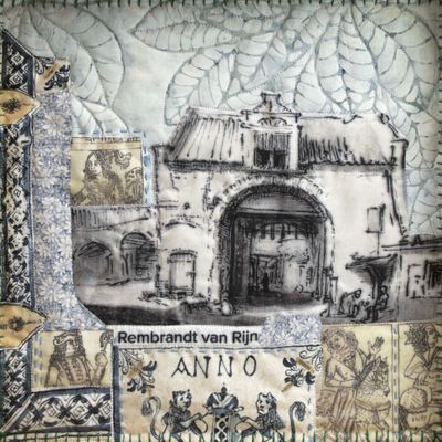 Leiden, art quilt HIRC430
