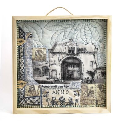 Leiden, art quilt HIRC430