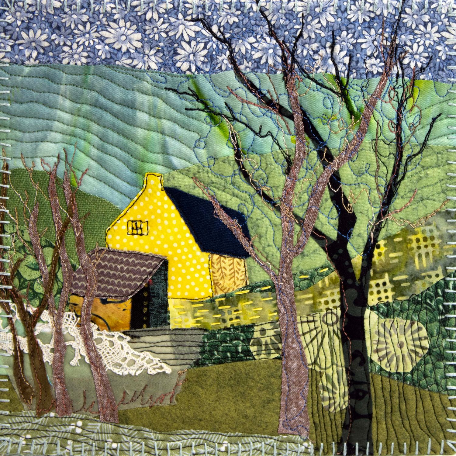 Berks Valley, art quilt HIRC432