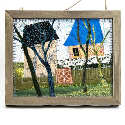 Swiss Garden, art quilt HIRC433