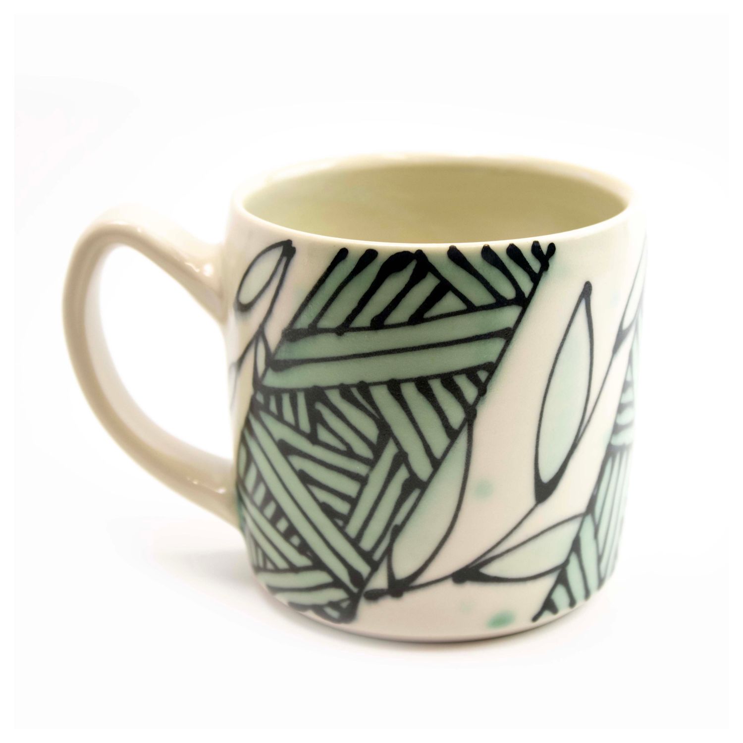 Green Hatch, large cylinder mug HECL453