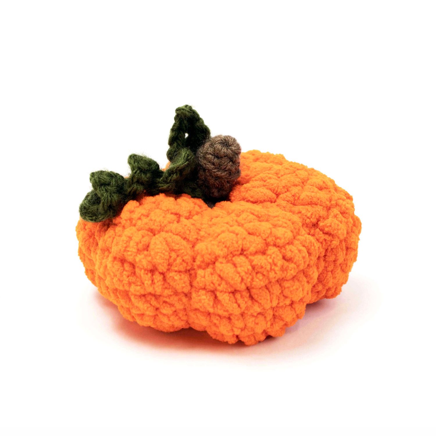 Chunky Orange Pumpkin small, crochet CURA20