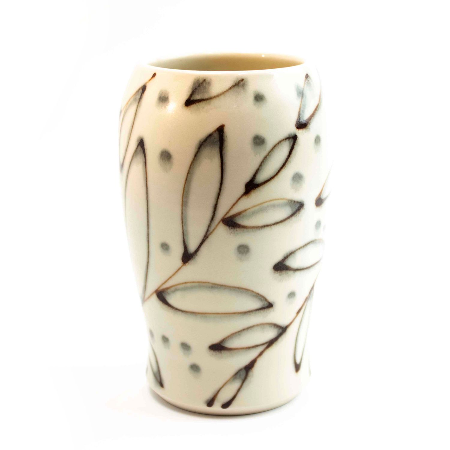 Ivory/Gray, large vase HECL451