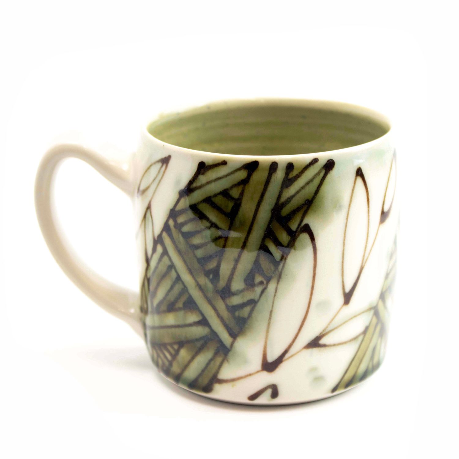 Avocado Hatch, large cylinder mug HECL452