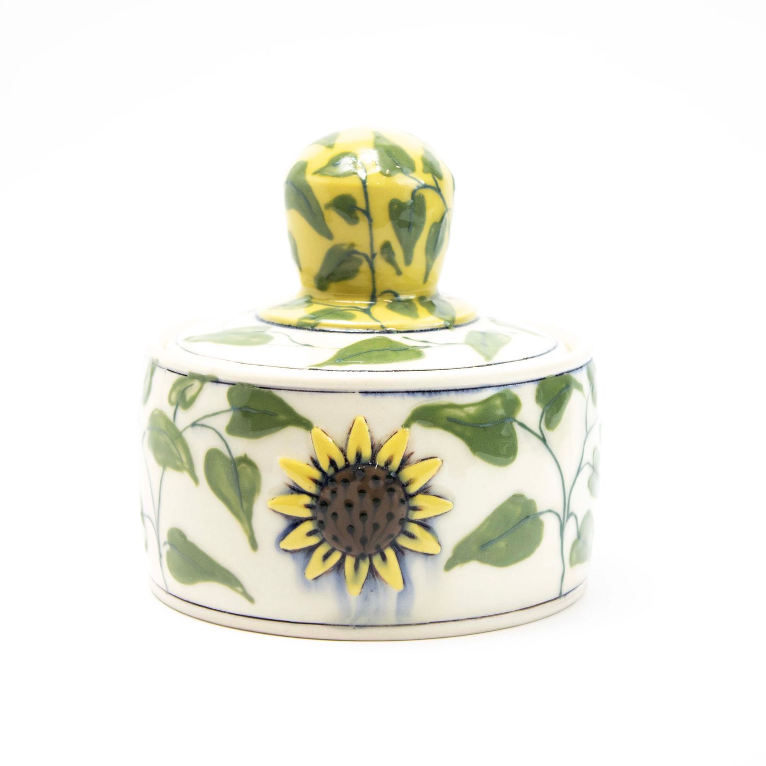 Sunflower Jar, ceramic SNYB109