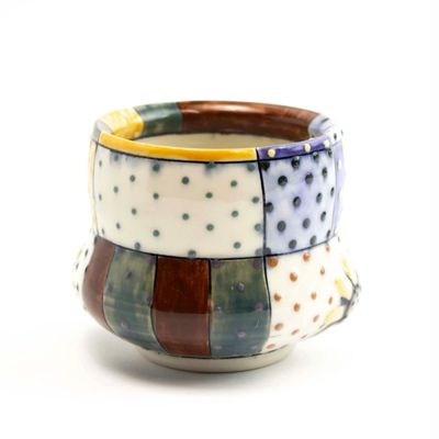 Sunflower Quilt Espresso Cup, ceramic SNYB101