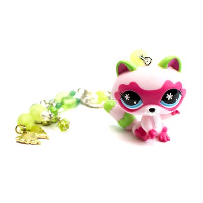 Raccoon, LPS keychain (479) JOHR25