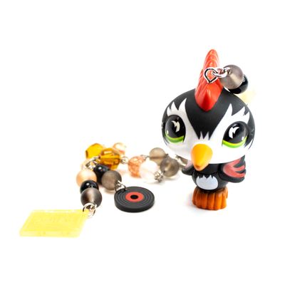 Woodpecker, LPS keychain (411) JOHR24