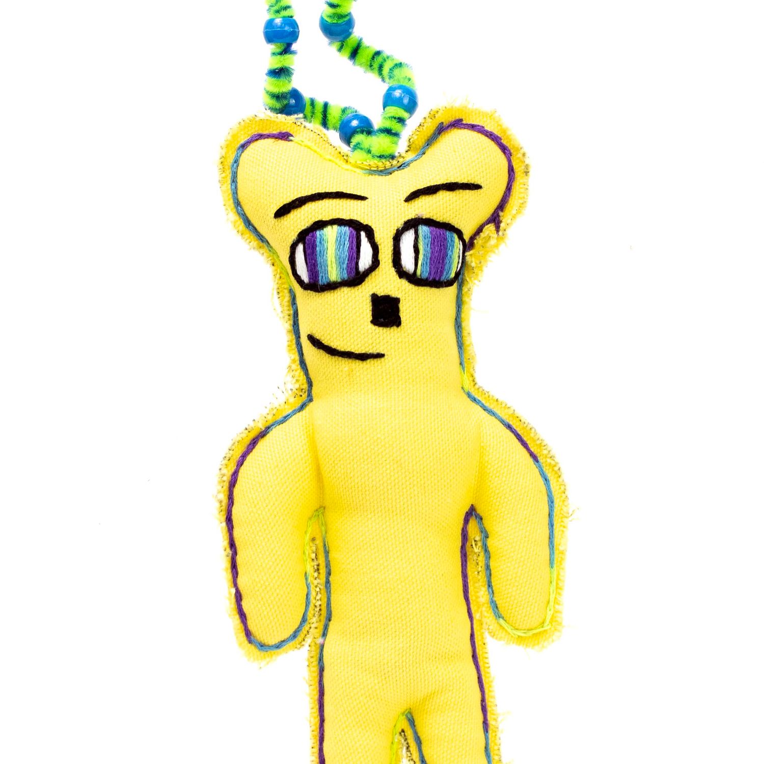Intergalactic Space Bears: Halcyon Luminous Bear, small plushie PROM092