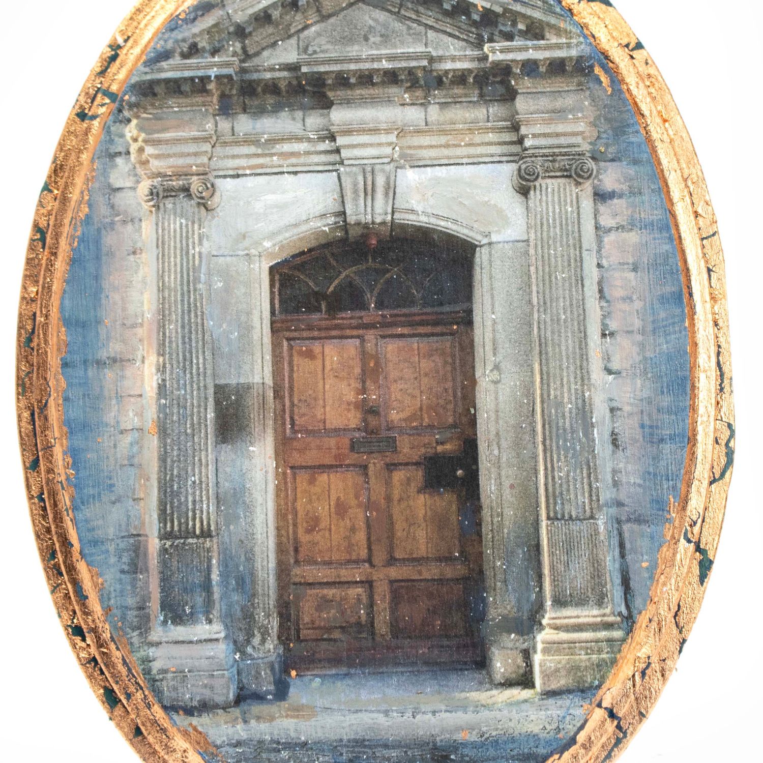 Trinity College Dublin, mixed media painting SAND548
