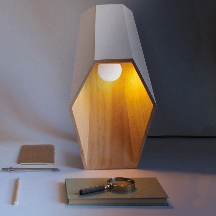 Lampada da Tavolo WoodSpot White Design Seletti