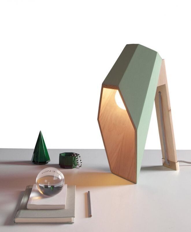 Lampada da Tavolo WoodSpot Green Design Seletti