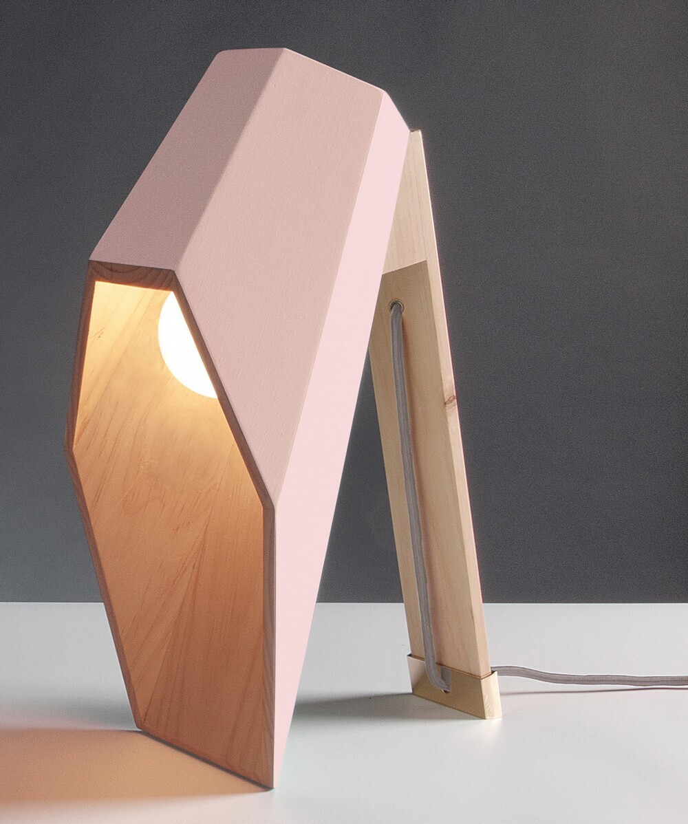 Lampada da Tavolo WoodSpot Pink Design Seletti