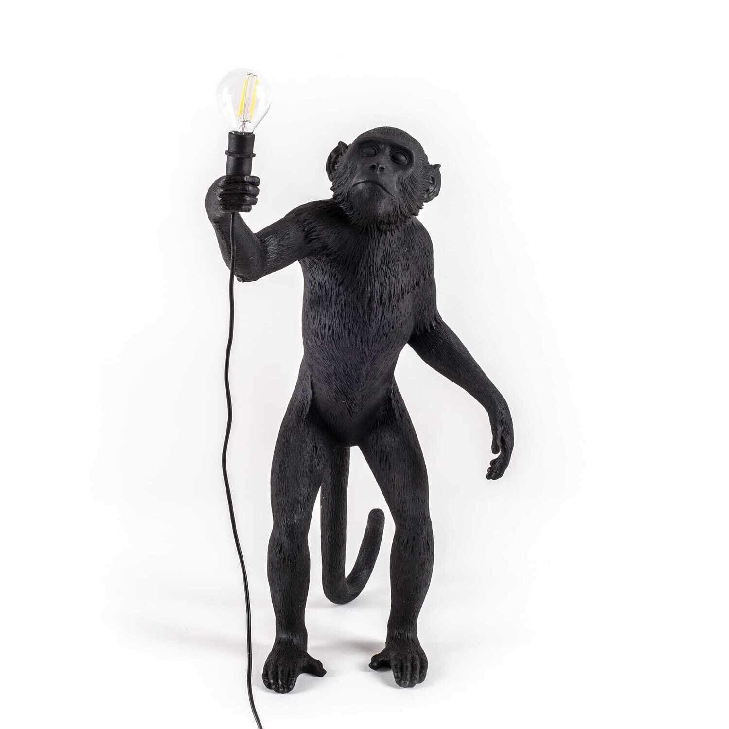 Lampada da Tavolo scimmia Monkey Lamp Black Standing , Marca Seletti