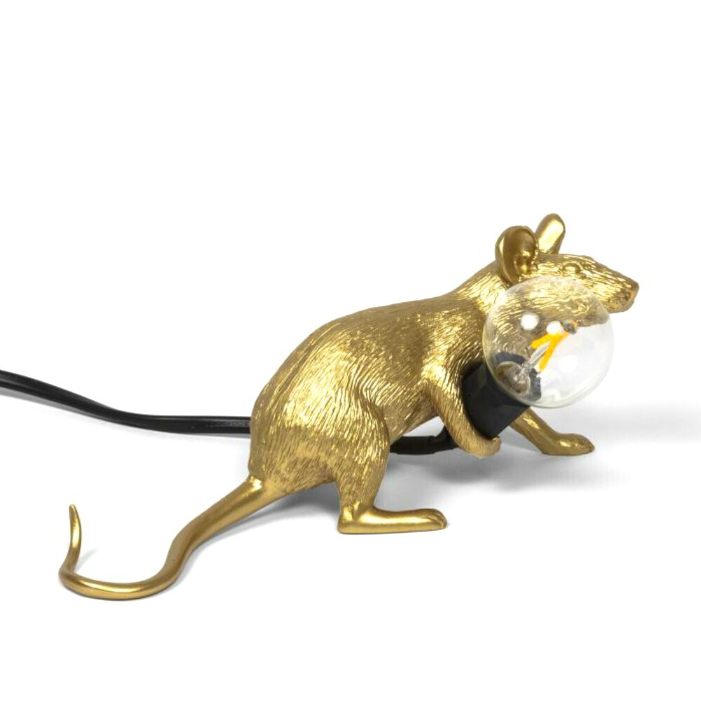 Lampada da Tavolo Mouse Lamp Steso Oro / Gold , design Seletti