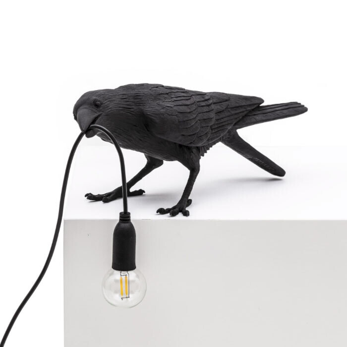 Lampada da Tavolo Bird Lamp ,Playing Black marca Seletti