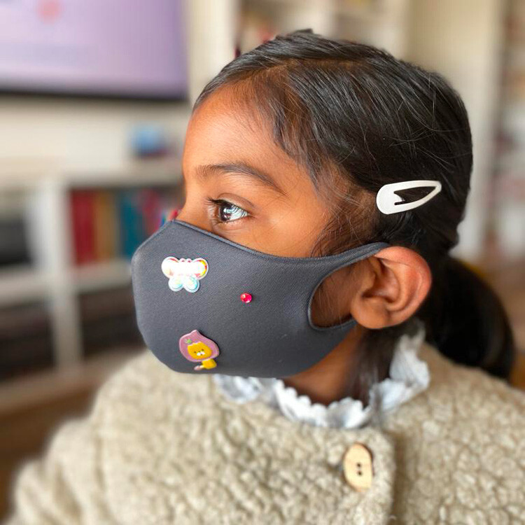 Active Mask, Mascherina Antibatterica Lavabile Mod.Kids per Bambini , Marca Banale.