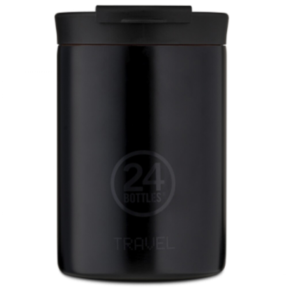 Travel Tumbler 24 Bottles Borraccia Termica da Viaggio Mod. Tuxedo Black da 350 Ml