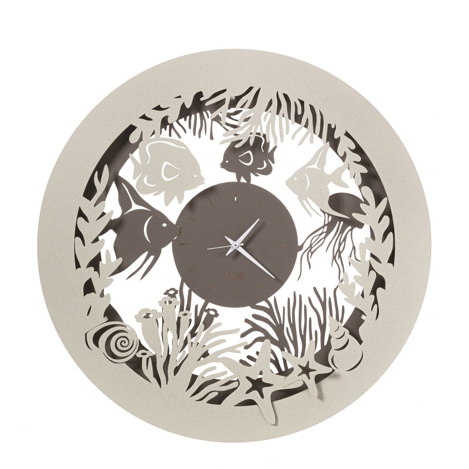 Orologio da Parete con pesciolini Mod. Nettuno, Marca Arti e Mestieri