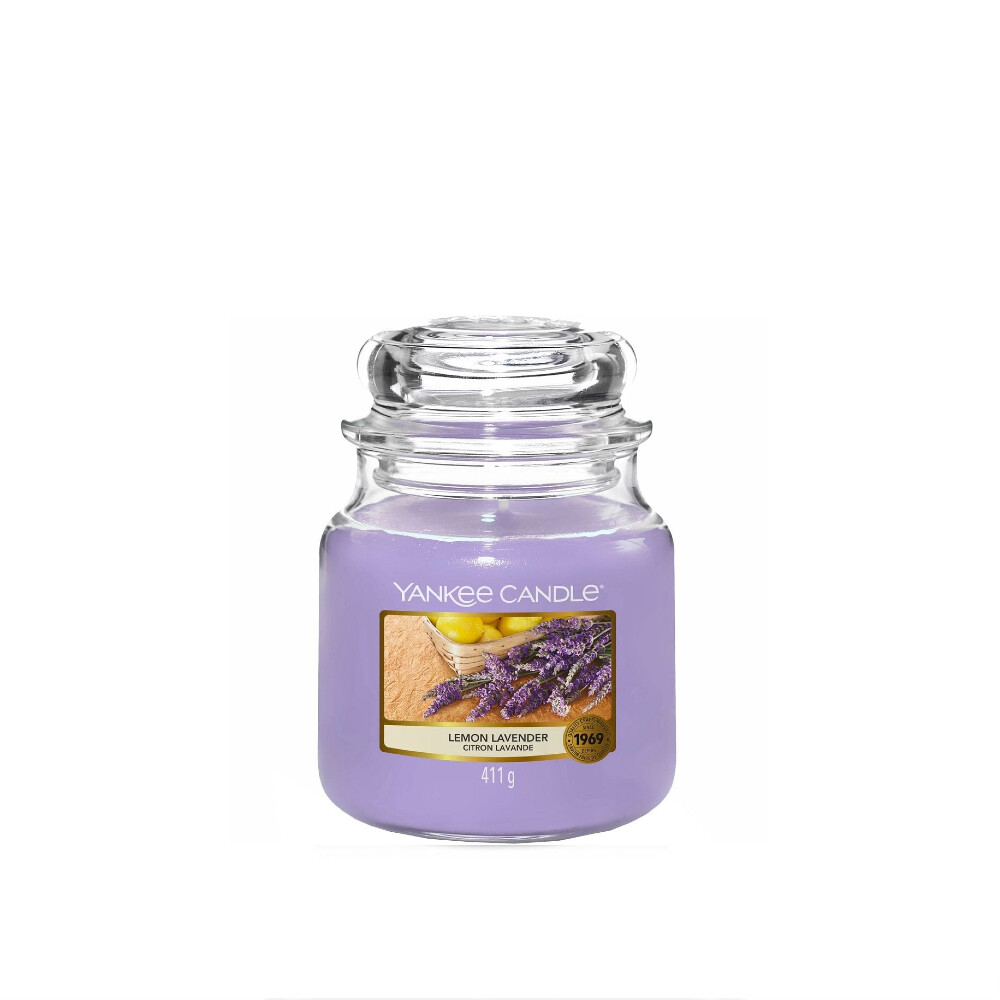 Yankee Candle Fragranza Lemon Lavender Giara vetro Piccola 104 g