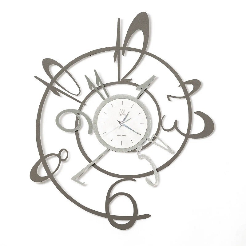 Orologio da parete Moderno Spirale New George Design Arti e Mestieri