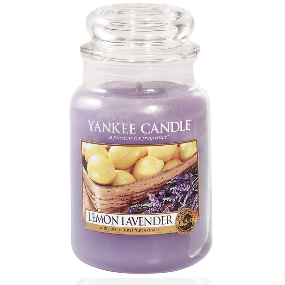 Candela Yankee Candle Fragranza Lemon Lavender Giara Grande 623 g