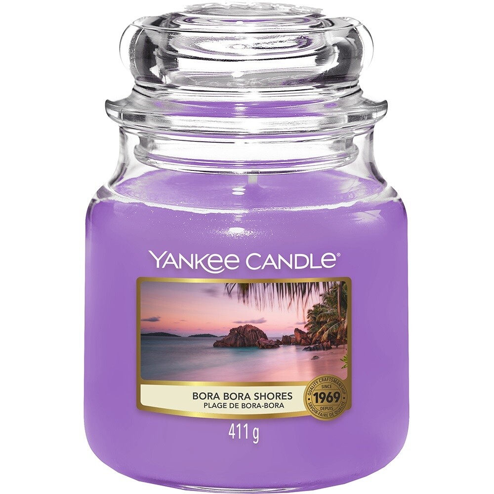 Yankee Candle Fragranza Bora Bora Shores Giara Media 411 g