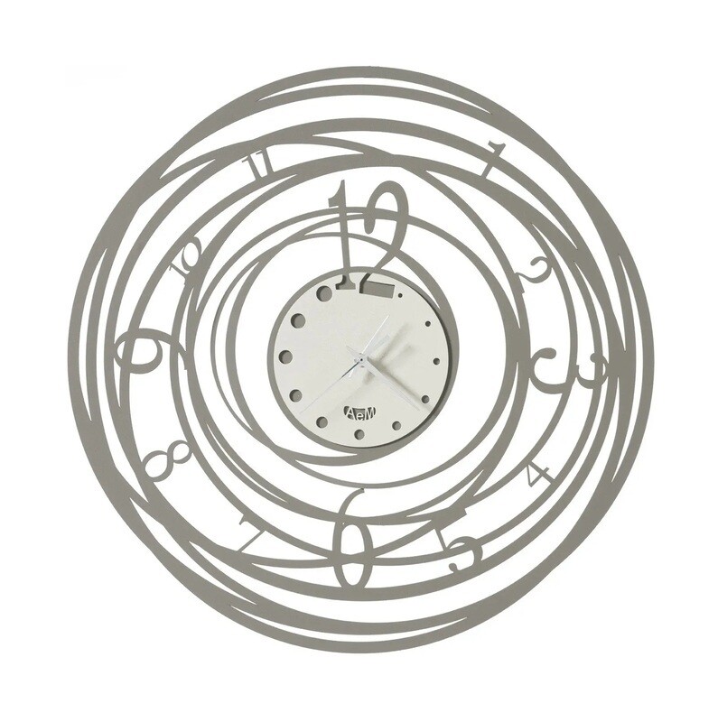 Orologio Rotondo Moderno da parete Ghirigoro Piccolo Design Arti e Mestieri