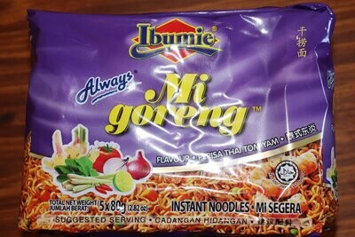 IBUMIE Fried Malaysian Noodles - Thai Tom Yam-BUY 1 GET 1 FREE