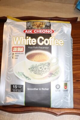 AIK CHEONG White Coffee 3in1 LESS Sugar