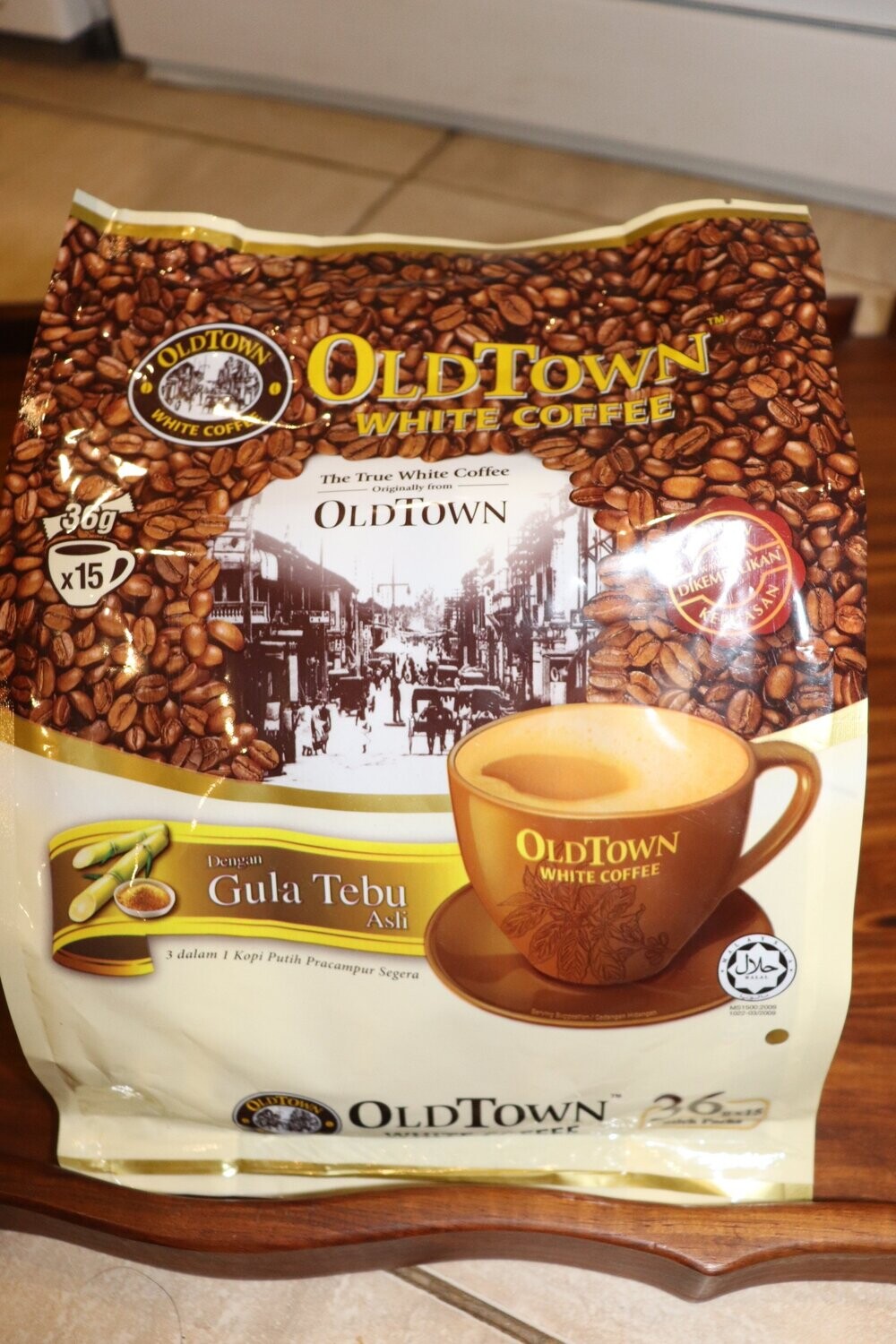 OLD TOWN White Coffee 3in1 Cane Sugar