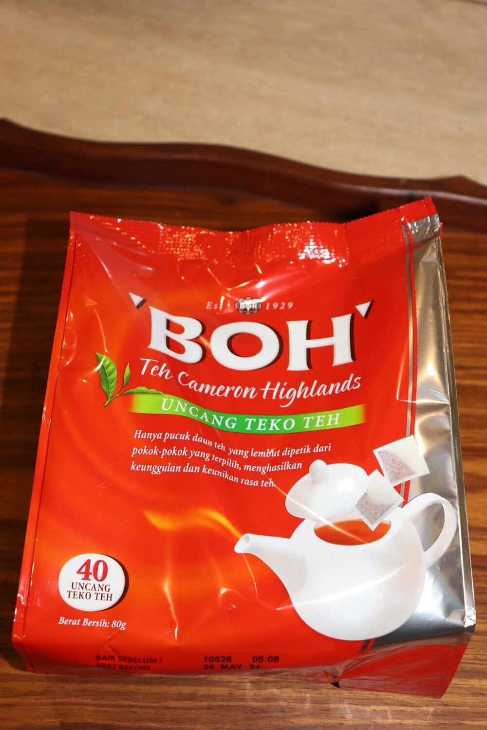 BOH Tea Malaysian - 40 Potbags