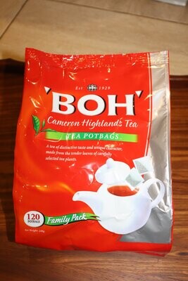 BOH Tea Malaysian Family Pack - 120 Potbags