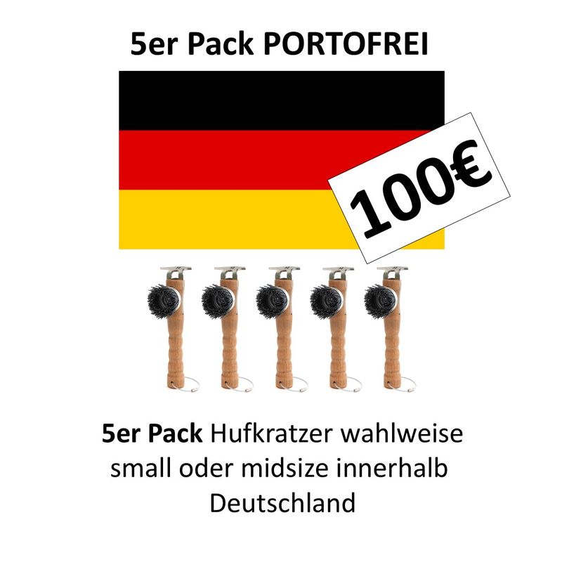 5er Pack Hufkratzer (innerhalb Deutschland)