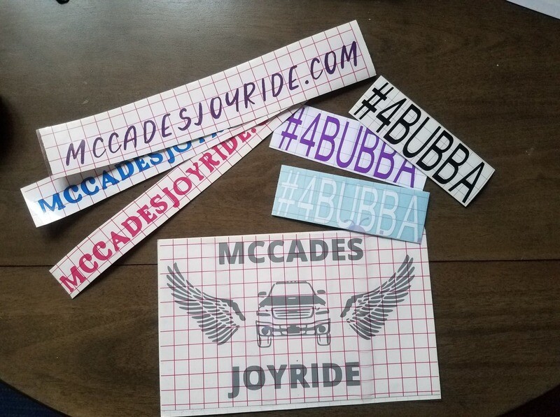 McCade&#39;s Joyride Stickers