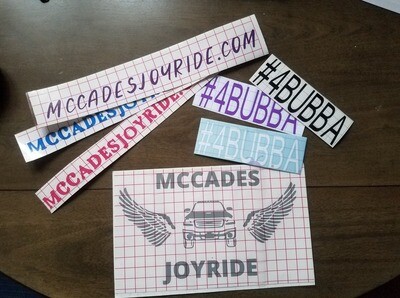 McCade's Joyride Stickers
