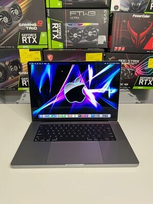 🍎Rare 2021 Apple MacBook Pro 16” Space Grey M1 Pro Chip/16GB RAM with Touch ID Laptop 💻 Warranty Included