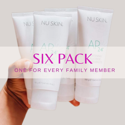 Family SIX Pack Discount Whitening Toothpaste