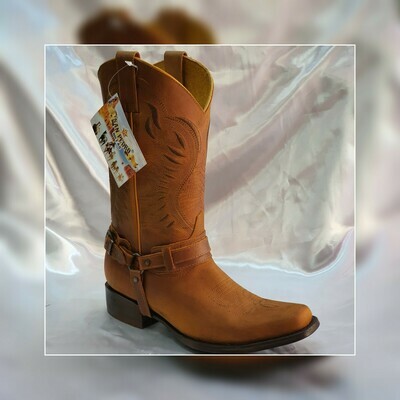 Bota San Pedro 470 estilo rodeo suela de cuero para dama