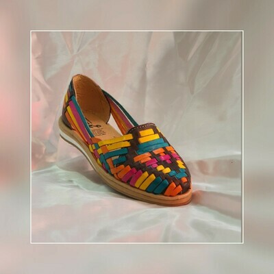 HUARACHE DE COLORES ARTESANAL