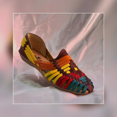 HUARACHE DE COLORES ARTESANAL