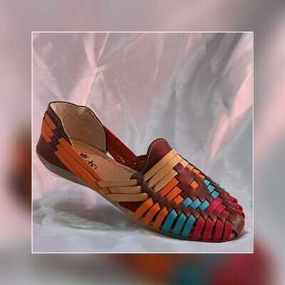 HUARACHE DE COLORES ARTESANAL