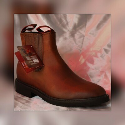 Botín Azteca Suela de hule trailer color Roble