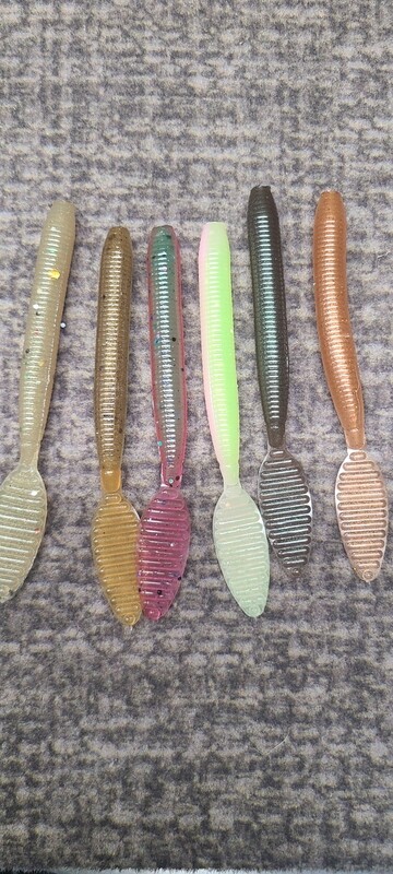 4&quot; Paddle Tail Worms