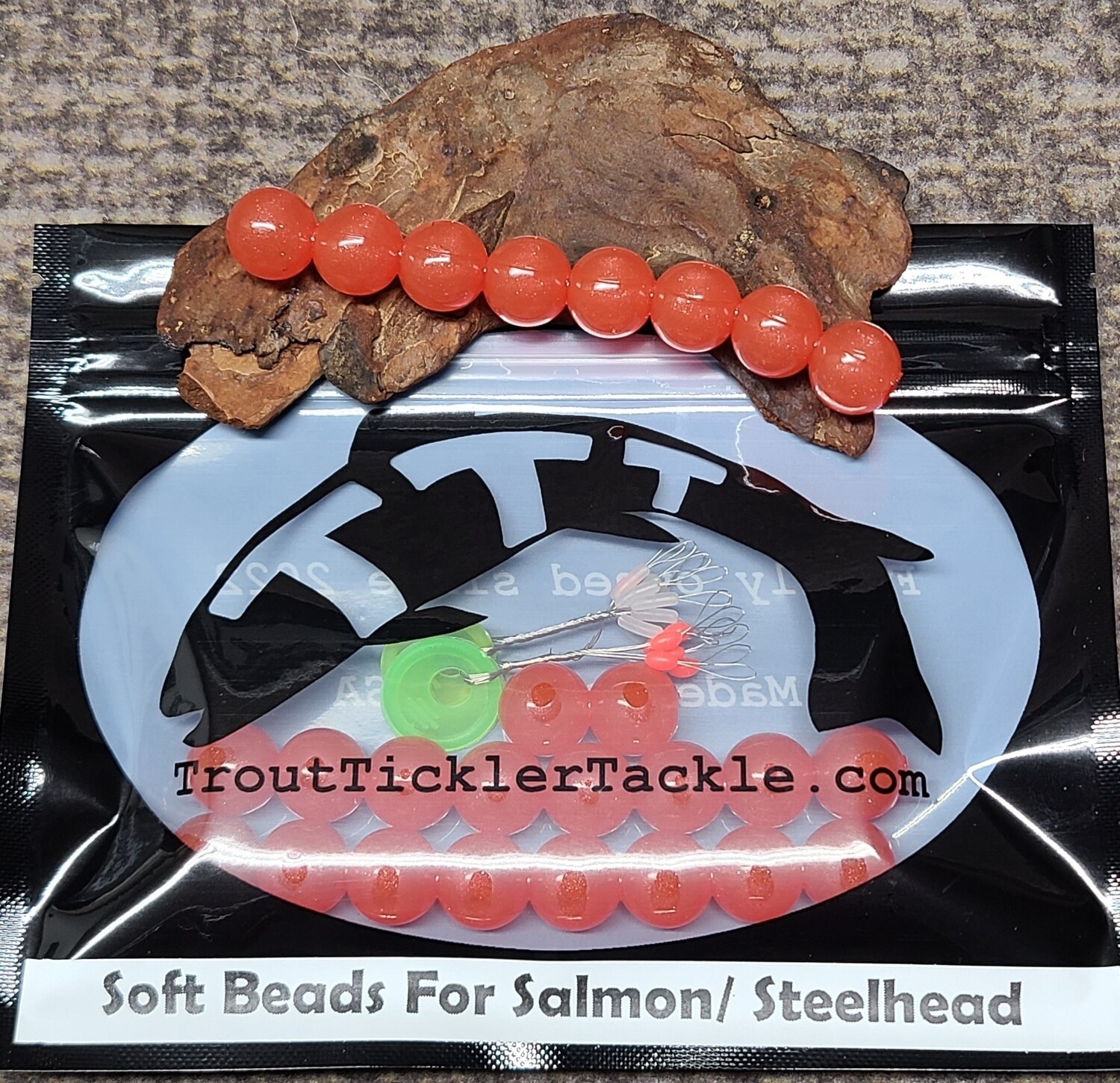 Soft Beads 12mm- Tomato