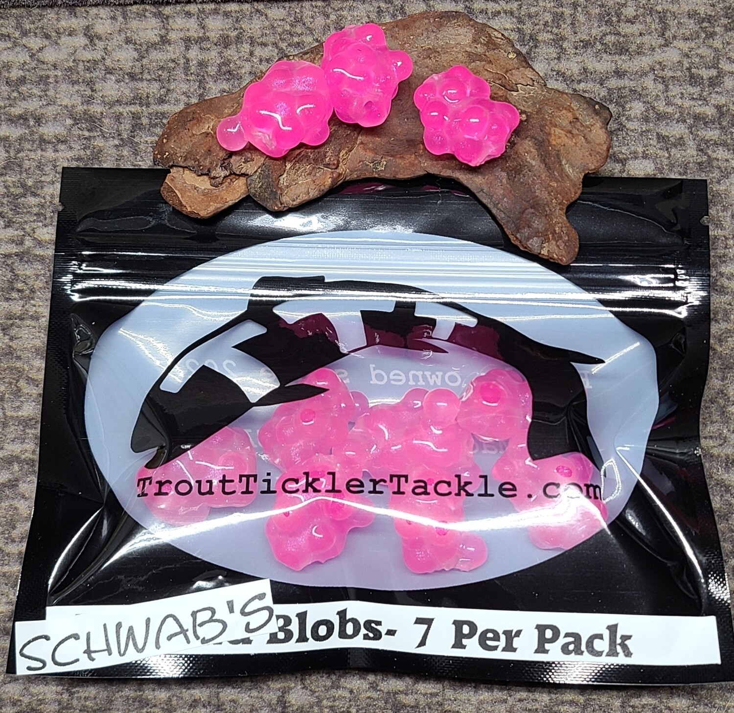 1&quot; Bead Blobs- Cerise (new version)