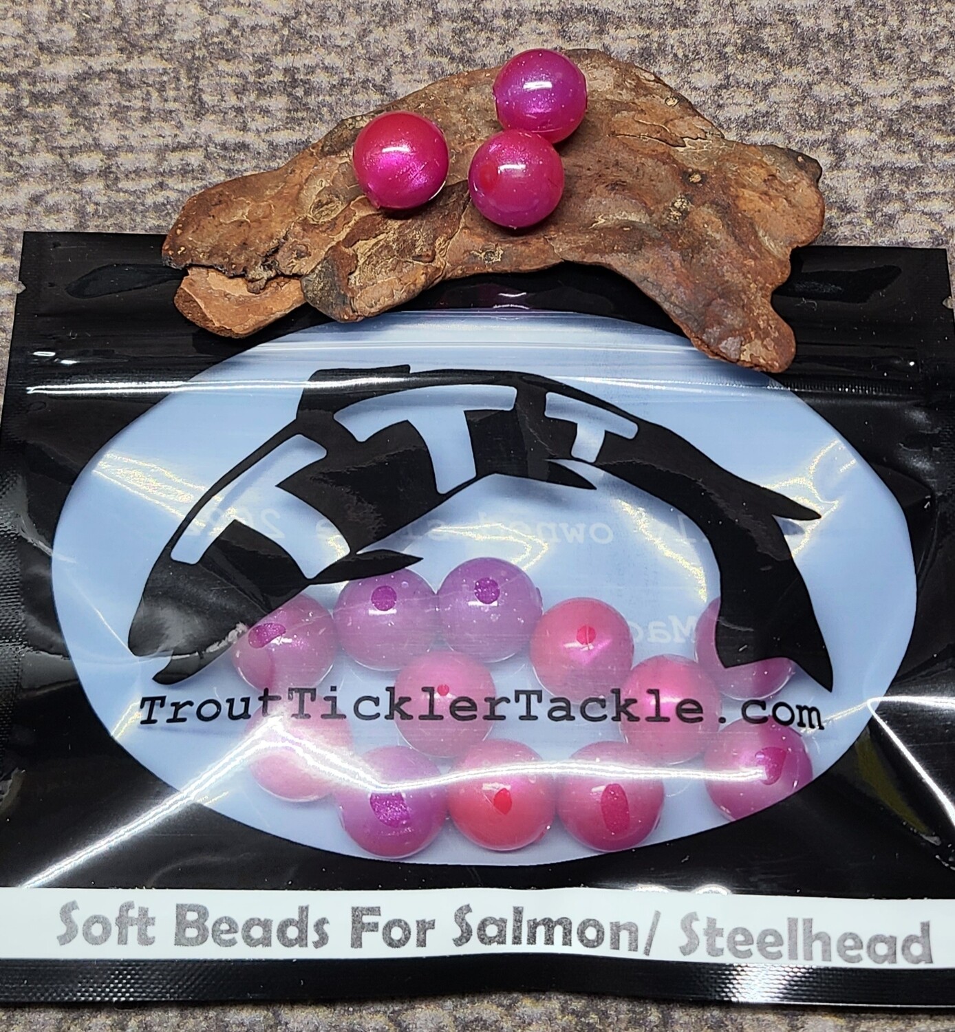 Soft Beads 16mm- Grape Swirl