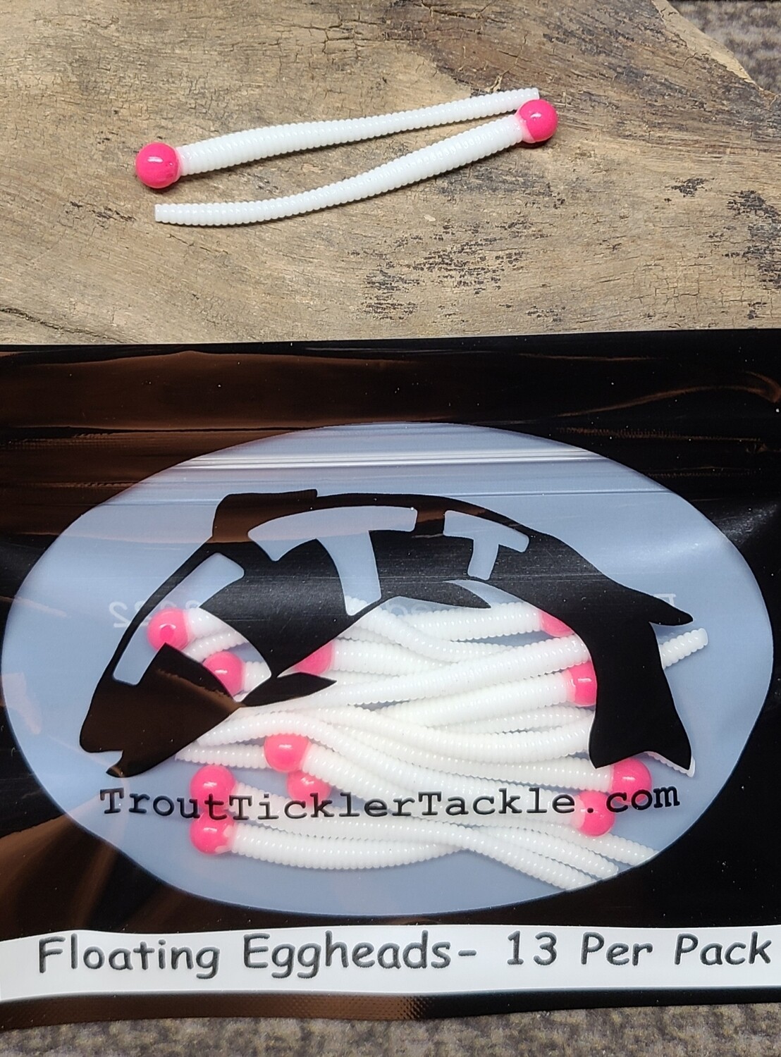 Floating Eggheads- White/Dark Pink