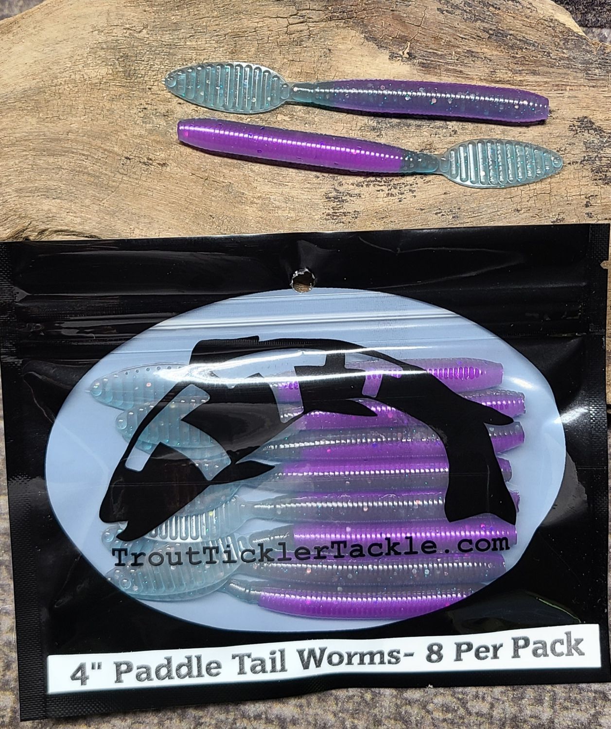 4&quot; Paddle Tail Worm- Daiquiri Dawn (floating)