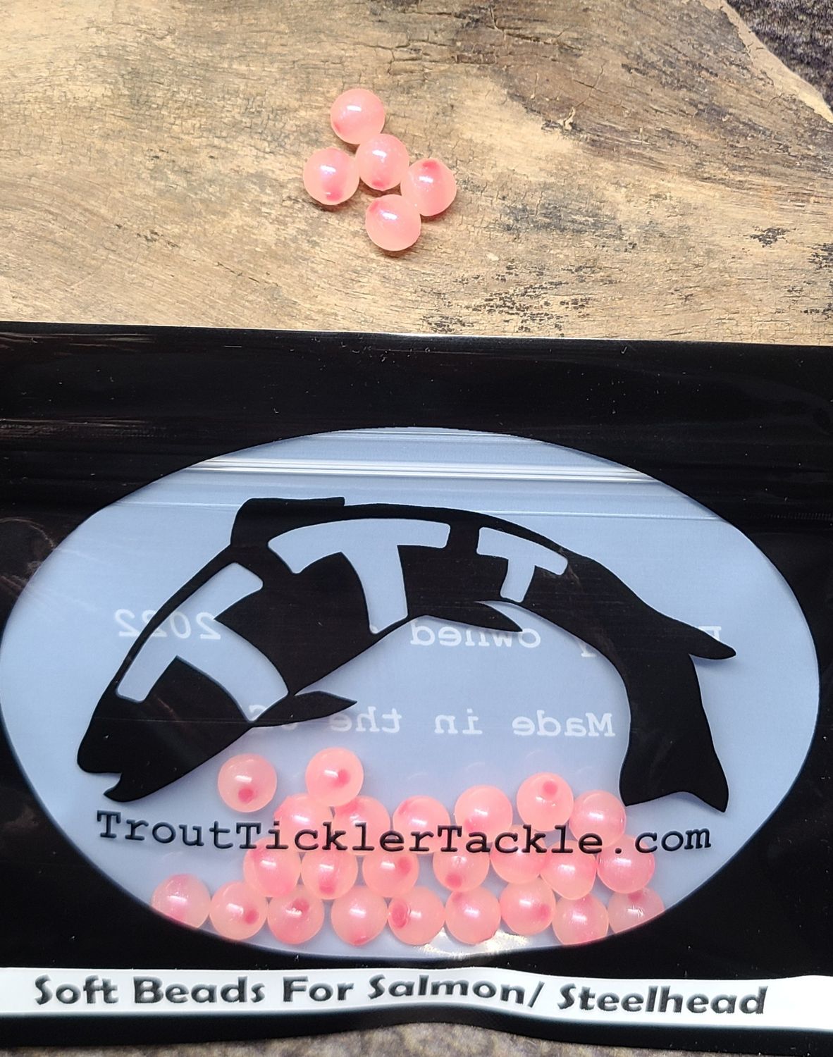 Soft Beads 10mm- Bloody Peach (Core Shot)